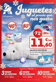 Catálogo Alcampo | Juguetes Al Precio Que Nos Gusta | 2026-10-22T00:00:00.000Z - 2026-11-04T00:00:00.000Z