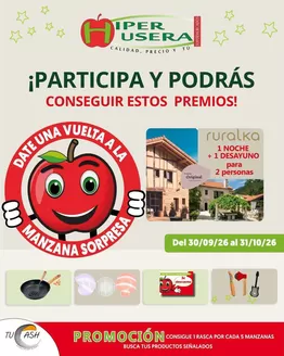Catálogo Hiper Usera en Figueres | ¡Participa Y Podrás Conseguir Estos Premios! | 2026-10-09T00:00:00.000Z - 2026-10-31T00:00:00.000Z
