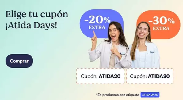 Catálogo Atida MiFarma | Elige tu cupón ¡Atida Days! | 2026-10-09T00:00:00.000Z - 2026-10-15T00:00:00.000Z
