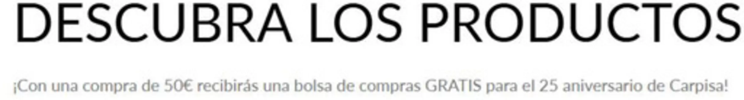 Catálogo Carpisa en Ondara | ¡Con una compra de 50€ recibirás una bolsa de compras GRATIS para el 25 aniversario de Carpisa! | 2026-10-09T00:00:00.000Z - 2026-10-22T00:00:00.000Z