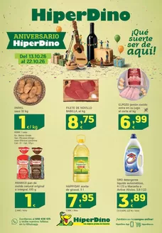 Catálogo HiperDino en Vilagarcía de Arousa | Folleto desde el 13 de octubre | 2026-10-13T00:00:00.000Z - 2026-10-22T00:00:00.000Z