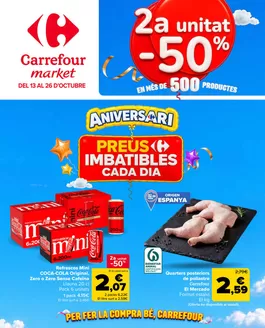 Catálogo Carrefour Market | 2a unitat -50% | 2026-10-13T00:00:00.000Z - 2026-10-26T00:00:00.000Z