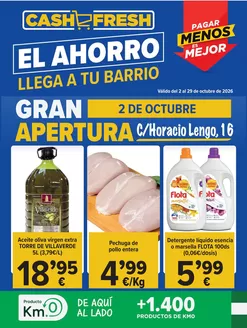 Catálogo Cash Fresh | El Ahorro Llega A Tu Barrio | 2026-10-02T00:00:00.000Z - 2026-10-29T00:00:00.000Z