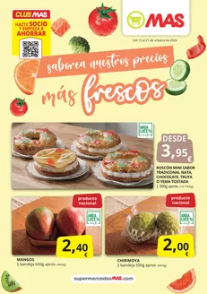 Catálogo Supermercados MAS | Saborea nuestros precios más frescos | 2026-10-13T00:00:00.000Z - 2026-10-21T00:00:00.000Z