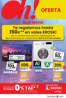 Catálogo Eroski en Arroyo de la Luz | Oh! Qué tecno | 2026-10-15T00:00:00.000Z - 2026-10-21T00:00:00.000Z