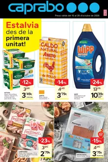 Catálogo Caprabo | Estalvia des de la primera unitat | 2026-10-15T00:00:00.000Z - 2026-10-28T00:00:00.000Z