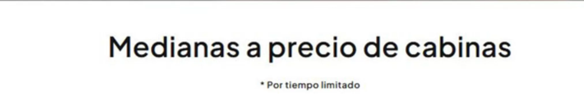 Catálogo Paco Martinez en Albolote | Medianas a precio de cabinas | 2026-10-14T00:00:00.000Z - 2026-10-27T00:00:00.000Z