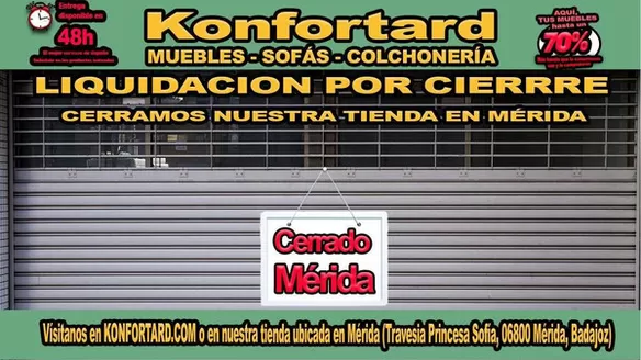Catálogo Konfortard | Liquidacion Por Cierrre | 2026-10-15T00:00:00.000Z - 2026-10-31T00:00:00.000Z