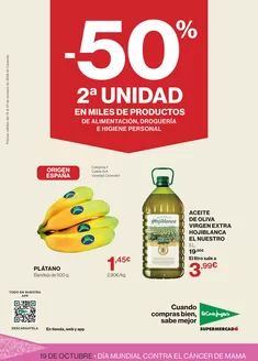 Catálogo El Corte Inglés en Sauzal | -50 en 2ª unidad | 2026-10-15T00:00:00.000Z - 2026-10-27T00:00:00.000Z