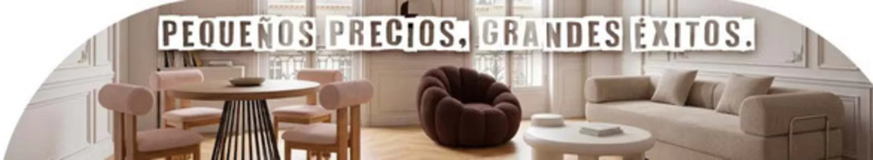 Catálogo Muebles Menzzo | Pequeños Precios, Grandes Éxitos | 2026-10-15T00:00:00.000Z - 2026-10-28T00:00:00.000Z