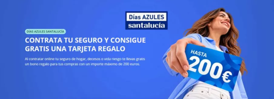 Catálogo Santalucía en Gandia | Días Azules Santalucía | 2026-10-16T00:00:00.000Z - 2026-11-04T00:00:00.000Z