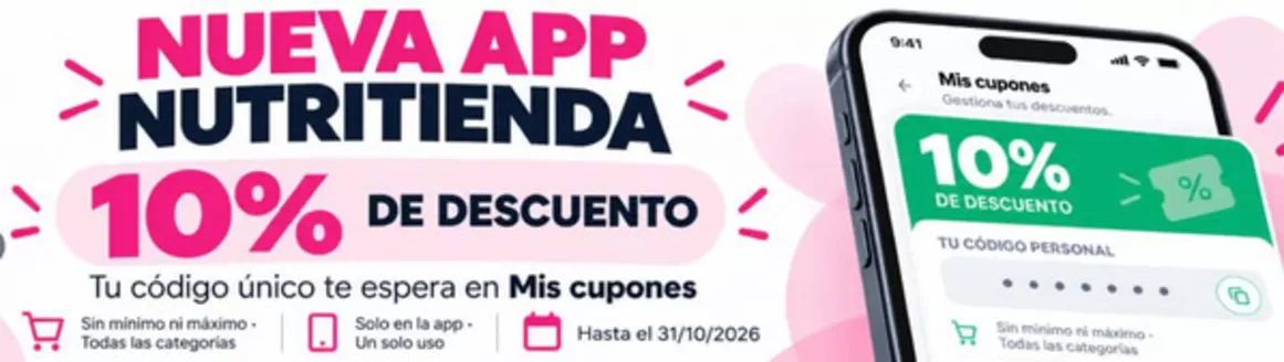 Catálogo NutriTienda | 10% De Descuento | 2026-10-16T00:00:00.000Z - 2026-10-31T00:00:00.000Z