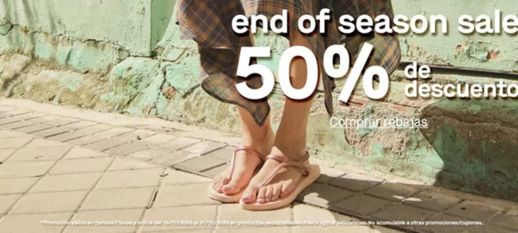 Catálogo Havaianas | 50% De Descuento | 2026-10-16T00:00:00.000Z - 2026-10-31T00:00:00.000Z