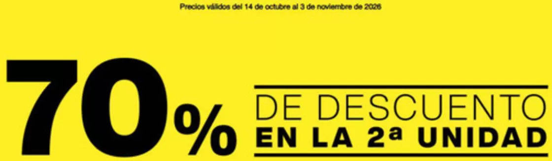 Catálogo BM Supermercados | 70% De Descuento En La 2a Unidad  | 2026-10-19T00:00:00.000Z - 2026-11-03T00:00:00.000Z