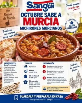 Catálogo Sangüi | Octubre Sabe A Murcia Michirones Murcianos | 2026-10-01T00:00:00.000Z - 2026-10-31T00:00:00.000Z