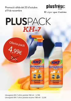 Catálogo Plusfresc en Arbeca | Pluspack Kh7 | 2026-10-20T00:00:00.000Z - 2026-11-09T00:00:00.000Z
