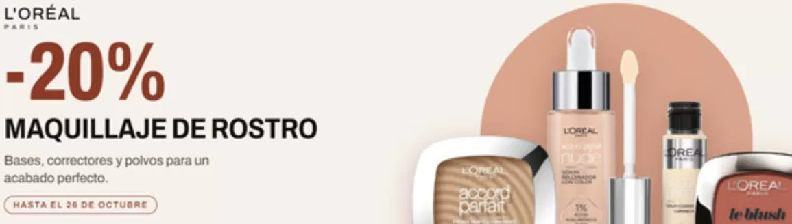 Catálogo Perfumerías Avenida | -20% Maquillaje De Rostro | 2026-10-21T00:00:00.000Z - 2026-10-26T00:00:00.000Z