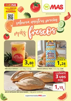 Catálogo Supermercados MAS en Vera | Saborea nuestros precios más frescos | 2026-10-22T00:00:00.000Z - 2026-10-29T00:00:00.000Z