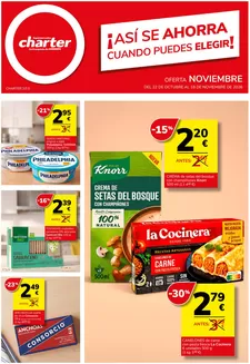 Catálogo Supermercados Charter | Del 22 De Octubre Al 18 De Noviembre De 2026 | 2026-10-22T00:00:00.000Z - 2026-11-18T00:00:00.000Z