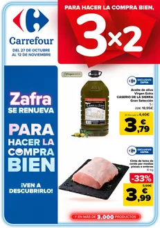 Catálogo Carrefour | 3x2 + 50% QUE VUELVE | 2026-10-27T00:00:00.000Z - 2026-11-12T00:00:00.000Z