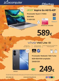 Catálogo Ecomputer |  Hasta el 20 de noviembre de 2026 | 2026-10-22T00:00:00.000Z - 2026-11-20T00:00:00.000Z