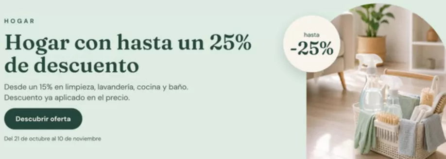 Catálogo Perfumerías Avenida | Hogar con hasta un 25% de descuento | 2026-10-22T00:00:00.000Z - 2026-11-10T00:00:00.000Z