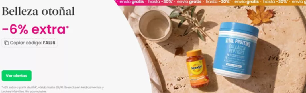 Catálogo Promofarma | -6% Extra | 2026-10-23T00:00:00.000Z - 2026-10-25T00:00:00.000Z