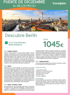 Catálogo Travelplan en Verges | Descubre Berlín | 2026-10-26T00:00:00.000Z - 2026-12-05T00:00:00.000Z