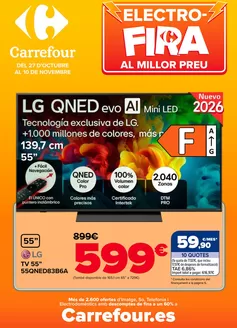 Catálogo Carrefour en Torrefarrera | SURTIDO ELECTRO | 2026-10-27T00:00:00.000Z - 2026-11-10T00:00:00.000Z