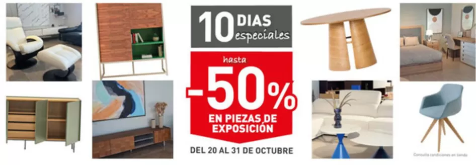 Catálogo Muebles La Factoría | Hasta -50% En Piezas De Exposición | 2026-10-26T00:00:00.000Z - 2026-10-31T00:00:00.000Z