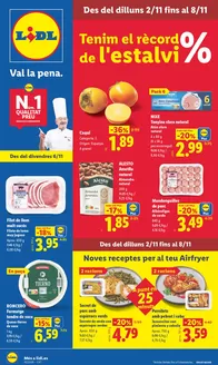 Catálogo Lidl en Olerdola | № 1 PRECIO - Ofertas válidas del 02/11 al 08/11 | 2026-11-02T00:00:00.000Z - 2026-11-08T00:00:00.000Z