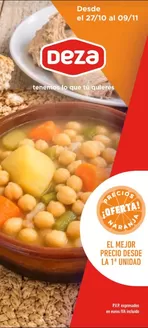 Catálogo Supermercados Deza | Desde el 27/10 al 09/11 | 2026-10-28T00:00:00.000Z - 2026-11-09T00:00:00.000Z