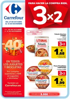 Catálogo Carrefour en Salamanca | 3x2 + 50% QUE VUELVE | 2026-10-27T00:00:00.000Z - 2026-11-12T00:00:00.000Z