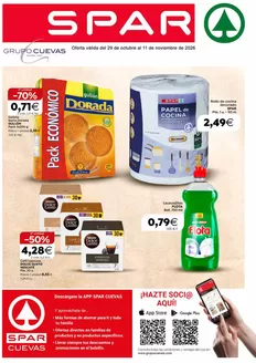 Catálogo SPAR | Oferta válida del 29 de octubre al 11 de noviembre de 2026 | 2026-10-29T00:00:00.000Z - 2026-11-11T00:00:00.000Z