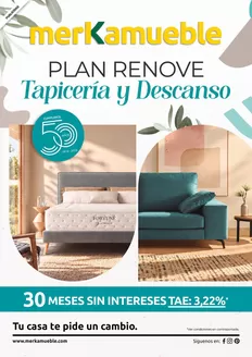 Catálogo Merkamueble | Tapicería y Descanso | 2026-10-29T00:00:00.000Z - 2026-11-18T00:00:00.000Z