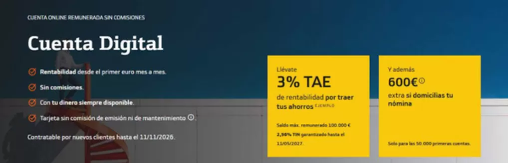 Catálogo Bankinter en Dolores | Cuenta digital | 2026-10-29T00:00:00.000Z - 2026-11-11T00:00:00.000Z