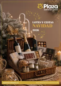 Catálogo Supermercados Plaza | Cestas y lotes 2026 | 2026-10-29T00:00:00.000Z - 2026-12-31T00:00:00.000Z