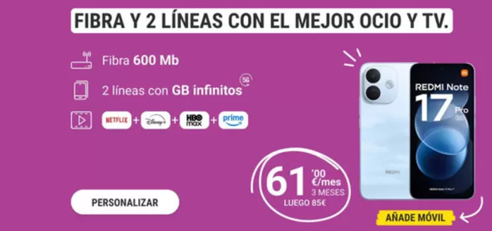 Catálogo Yoigo | Fibra Y 2 Líneas Con El Mejor Ocio Y TV. | 2026-10-30T00:00:00.000Z - 2026-11-12T00:00:00.000Z