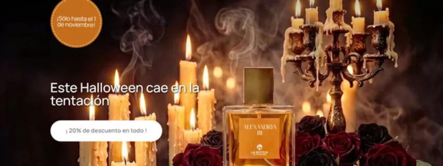 Catálogo La Botica de los Perfumes en Bilbao | 20% de descuento en todo | 2026-10-30T00:00:00.000Z - 2026-11-01T00:00:00.000Z