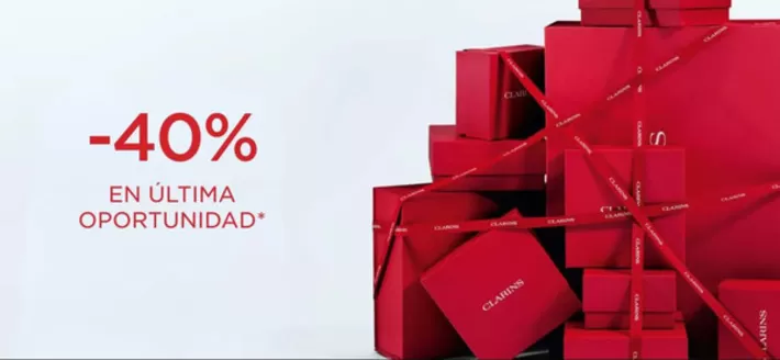 Catálogo Clarins en Bilbao | -40% En Última Oportunidad | 2026-10-30T00:00:00.000Z - 2026-11-12T00:00:00.000Z