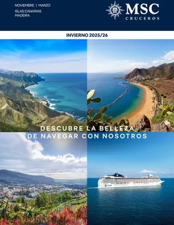 Catálogo Nautalia Viajes | Catálogo MSC Cruceros Canarias y Madeira 2025 - 2026 | 2025-11-01T00:00:00.000Z - 2026-03-31T00:00:00.000Z