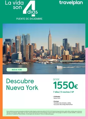Catálogo Travelplan en Plasencia | Travelplan Nueva York | 2025-07-02T00:00:00.000Z - 2025-12-31T00:00:00.000Z