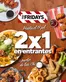Catálogo TGI Friday's | 2x1 en entrantes | 2026-07-02T00:00:00.000Z - 2026-07-19T00:00:00.000Z