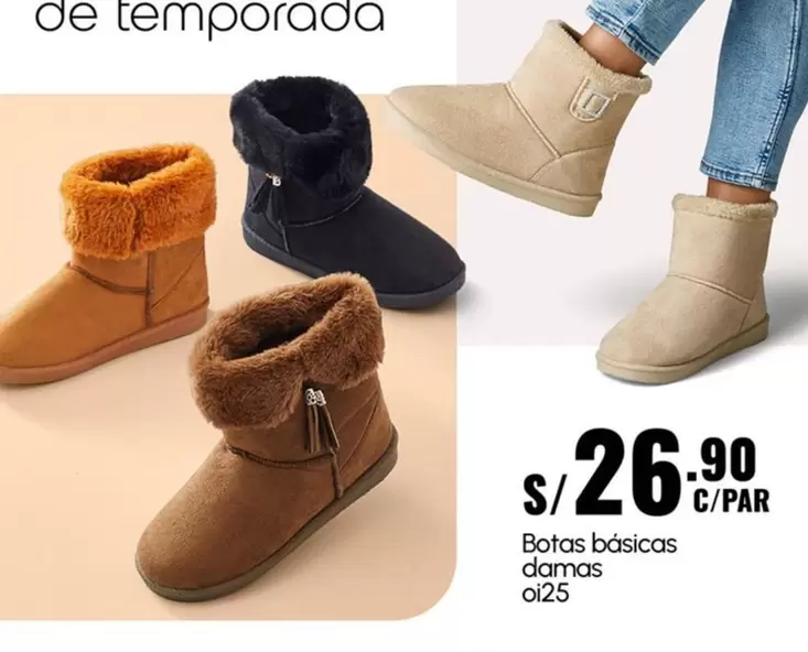 Botas básicas damas