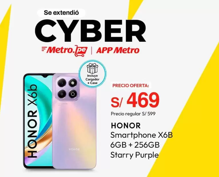 Metro - Smartphone X6B