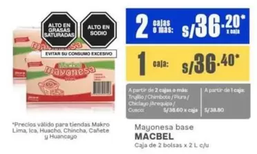 Arequipa - Mayonesa base