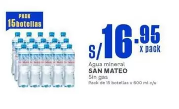 San Mateo - Agua mineral