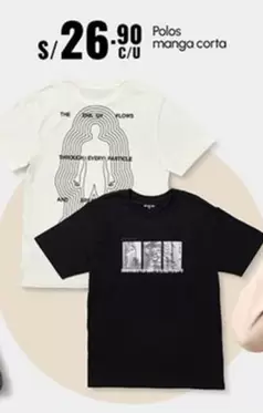 Polos manga corta