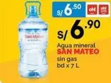 San Mateo - Agua mineral SAN MATEO