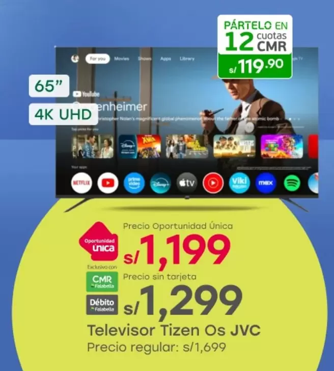 JVC - Televisor Tizen Os